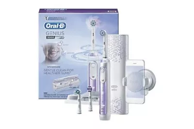 Oral B Genius 9000 Electric Toothbrush ORCHID PURPLE New BOXED Teeth Care • $175