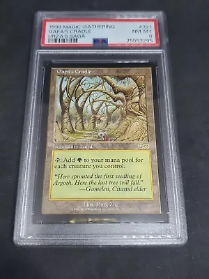 MTG Gaea's Cradle Urza's Saga 321/335 Regular Rare PSA 8 • $780