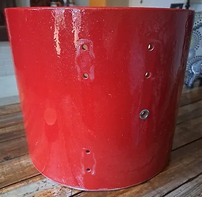 Sonor 11 X13  Red Sparkle Drum Shell Project Shell No Hardware  • $30