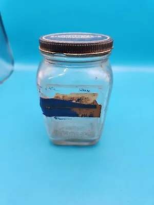 Vintage STANDARD Motor Products Gas Service Station Glass Jar Can With Lid • $10.99