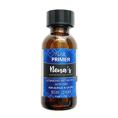 Nena's No-Burn Acid-Free Primer XTRABOND For Acrylic & UV Gels 1 Oz 30ml Nail • $9.99