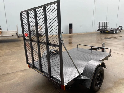 Flat Bed Trailer LED NEW 8X5FT H DUTY+ LOADING RAMP ALSO 7X5 8X4 9X5 AVAILABLE • $2840.69