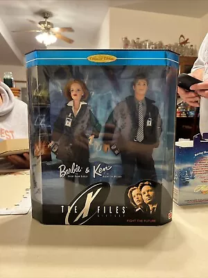 Barbie & Ken The X Files Gift Set 1998 Collector Edition Scully & Mulder Mattel • $38.99