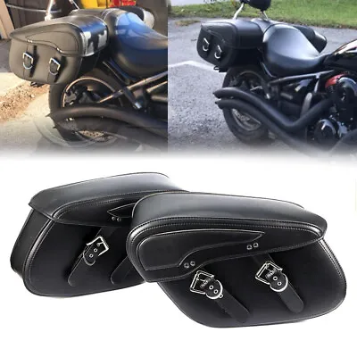 Motorcycle Side Saddle Bags  For Suzuki Boulevard M109R M50 M90 M95 C90 S40 • $129.99