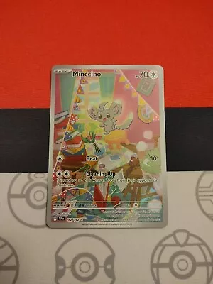 Temporal Forces Minccino Special Illustration Rare 182/162 Pokémon  • $5