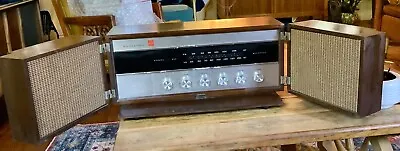 Vintage Panasonic AM-FM Multiplex Stereo 2 Speakers Model 911 Works Wood Cabinet • $199.99