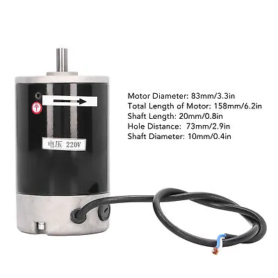 Mini Lathe Motor 550W 6000RPM Large Torsion Low Noise Stable Drive Accessory NEW • $135.02