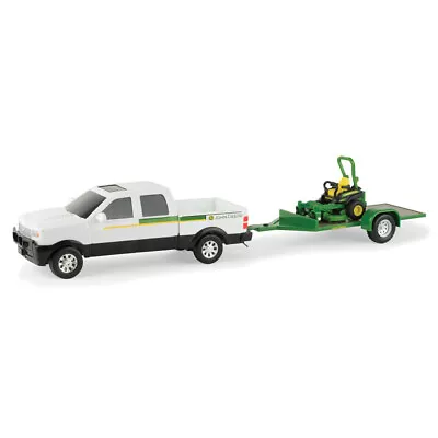 1:32 John Deere Pickup With Trailer & Z-Trak Mower Replica Toy • $39.95