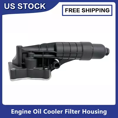 Engine Oil Cooler Filter Housing For Mercedes C250 W204 2711801410 2711801210 • $45.12