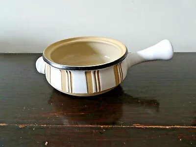 Denby Gourmet Vertical Stripes Handled Soup Bowl Dish 1/2 Pt OLD DENBY • £7.99