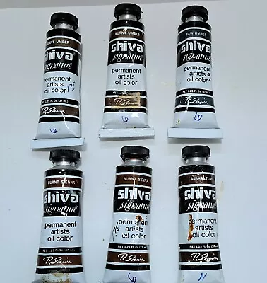 Shiva Signature Rare Vintage Oil Paint High Quality Profession Grade • $10