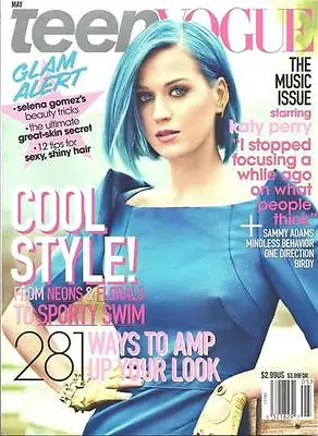 $5.88 • Buy Teen Vogue May 2012 The Music Issue Katy Perry Monthly English
