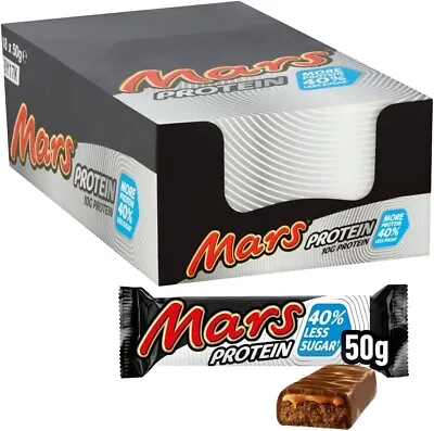 Mars Protein Bars 18 X 50g More Protein 40% Less Sugar  Full Box Long Expiry • £28.75