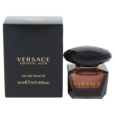 2 Pack Versace Crystal Noir By Versace For Women - 5 Ml EDT Splash (Mini) • $20.34