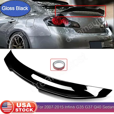 PSM Style Highkick Rear Trunk Spoiler For Infiniti G25 G35 G37 Q40 Sedan 2007-15 • $80.74