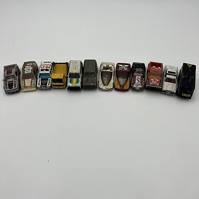 Vintage Hot Wheels Matchbox DieCast Vehicles (Set Of 12) All Made In Macau • $22.99