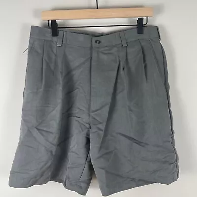 Croft & Barrow Mens Size 34 Gray Microfiber Golf Shorts 7  Seam NWT • $22.99