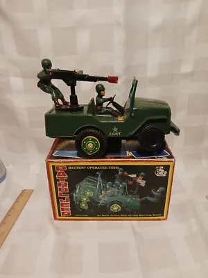 Vintage Patrol Jeep Battery Operated Toys Made In Taiwan Untested • $27.45