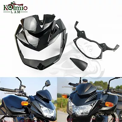 3PCS Front Upper Headlight Fairing Cowl Nose Set Fit For Kawasaki Z750 2007-2012 • $109.04