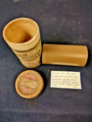 Early Brown Wax 2 Minute Phonograph Cylinder • $59