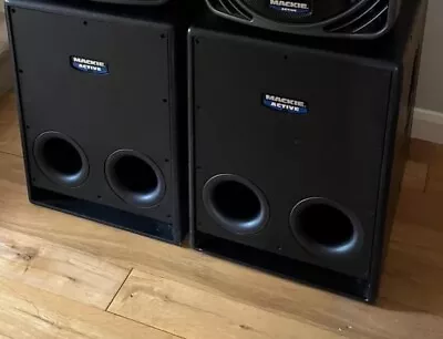 MACKIE SRS1500 Pair Of Mega 15 “ Subs MADE IN ITALY For SRM450 / THUMP -SWA1501 • £1079