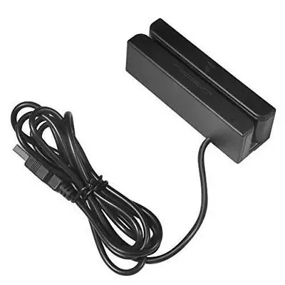 MSR90 Magnetic Strip Card Reader 3 Track USB POS Magstripe Credit Card Swipe ... • $33.70