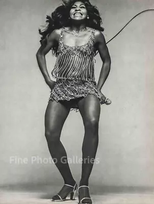 $218.14 • Buy 1970s Vintage TINA TURNER Music Singer By RICHARD AVEDON Large Duotone Photo Art