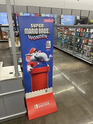 Super Mario Bros. Wonder 4FT Display + 3FT Display (Complete Walmart Set) 2023 • $200