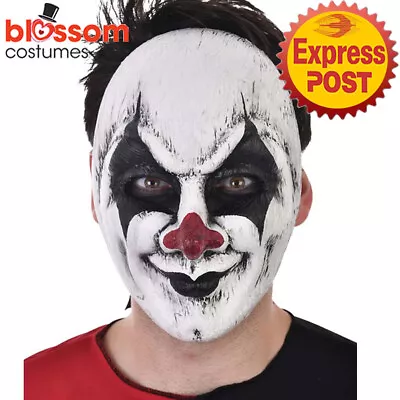 AC1656 Haunted Clown Killer Freak Face Mask Horror Halloween Costume Accessory • $32.50