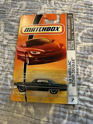 Matchbox '08 1969 Cadillac Sedan Deville 1/64 Diecast Mint On Card BX35 • $10.49