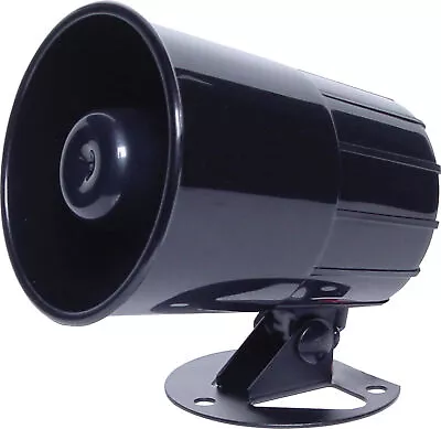 Redback 8 Ohm 15W PVC Black Weatherproof Horn Speaker 100mm Diameter • $41