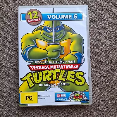 Teenage Mutant Ninja Turtles Volume 6 DVD 2003 Classic Original TV Series Cartoo • $10