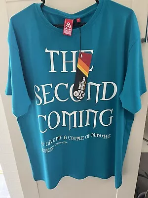 Mens Xplicit Blue T-shirt Size Xl The Second Comingadult Novelty New • £8.50