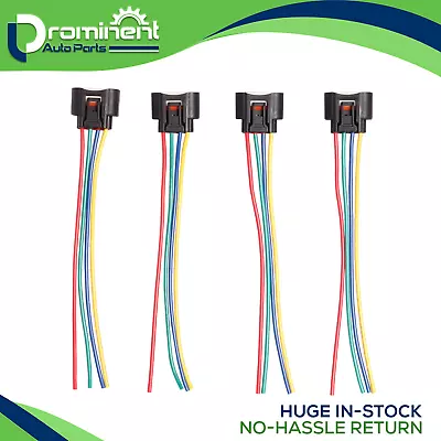 4x Ignition Coil Female Connector Plug Harness For 2002-2010 Toyota Camry 2.4L • $9.05