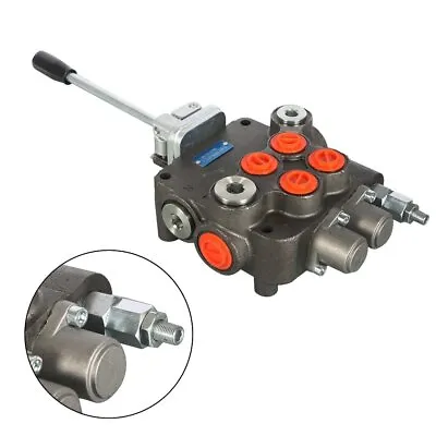 Hydraulic Directional Control Valve For Tractor Loader W/Joystick 21GPM 2 Spool • $109.25