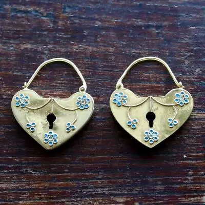 Key To My Heart Earrings: Museum Of Jewelry • $94.95