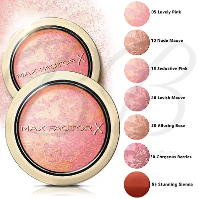 MAX FACTOR Creme Puff Blush Blusher Compact Pressed Powder SEALED *ALL SHADES* • $15.95