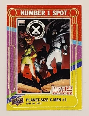 Planet-Size X-Men #1 Upper Deck 2021 Marvel Comic Card Number 1 Spot #N1S-24 • $3.99