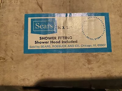 Vintage Sears 2 Handle 4” Center  Shower Faucet For Thin Wall Fiberglass Walls • $49
