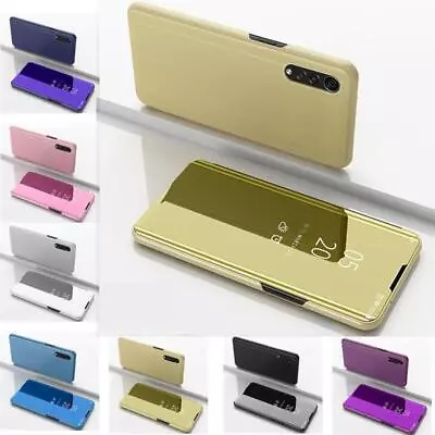 For LG Velvet 5G V60 V50 K61 K52 Flip Stand Mirror Phone Case Leather Cover • $13.63