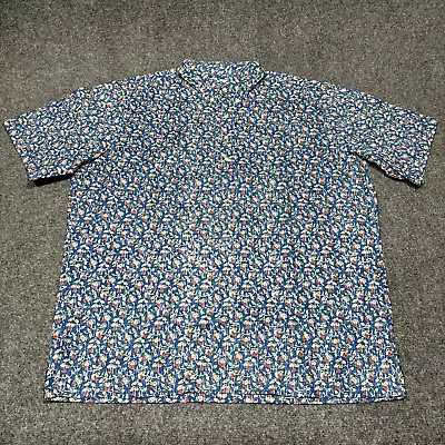 Reyn Spooner Shirt Men’s XL Popover Hawaiian Short Sleeve Floral • $34.99