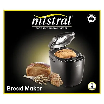 Bread Maker Machine Automatic Bakehouse Oven Breadmaker Loaf Dough Mixer Knead • $122.93