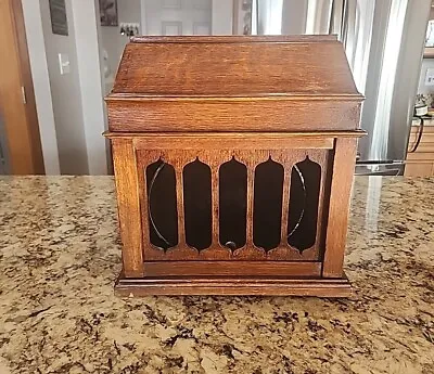 Antique Vintage Tabletop Oak Edison Amberola Cylinder Phonograph 50 Serial #6249 • $399