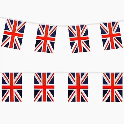 Union Jack Bunting 9M National Celebrations NEW King Charles Coronation Bunting • £5.49