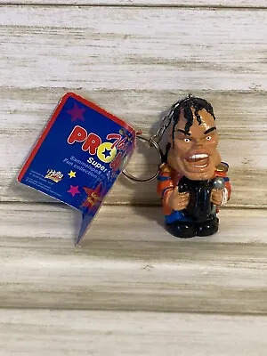 Michael Jackson 1995 The Promis Novelty Keychain Euro Play NOS Cartoon • $18