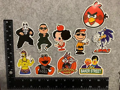 $3 • Buy Lot Of 10 Assorted Angry Birds Sonic Stickers