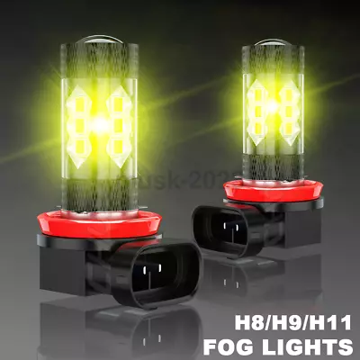 Gold Yellow - LED Fog Lights 2x LED Bulbs For BMW 328i 325xi 330xi 2002-2006 • $11.99