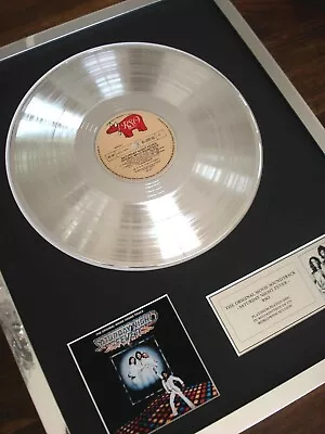 £129.99 • Buy The Bee Gees Saturday Night Fever Lp Platinum Plated Disc Record Award Album