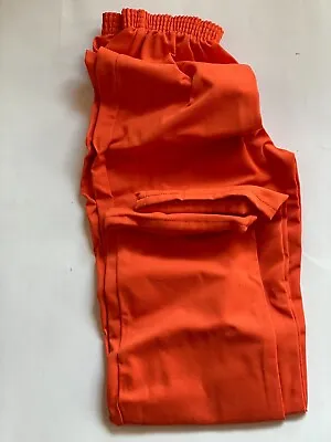 New Bob Barker Prison Jail Inmate Orange Pants Size Large Halloween Costumes • $18.95