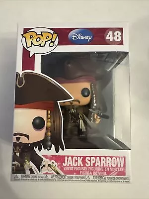 Jack Sparrow Captain Funko Pop! Pirates Of The Caribbean Disney #48 Retired • £34.03